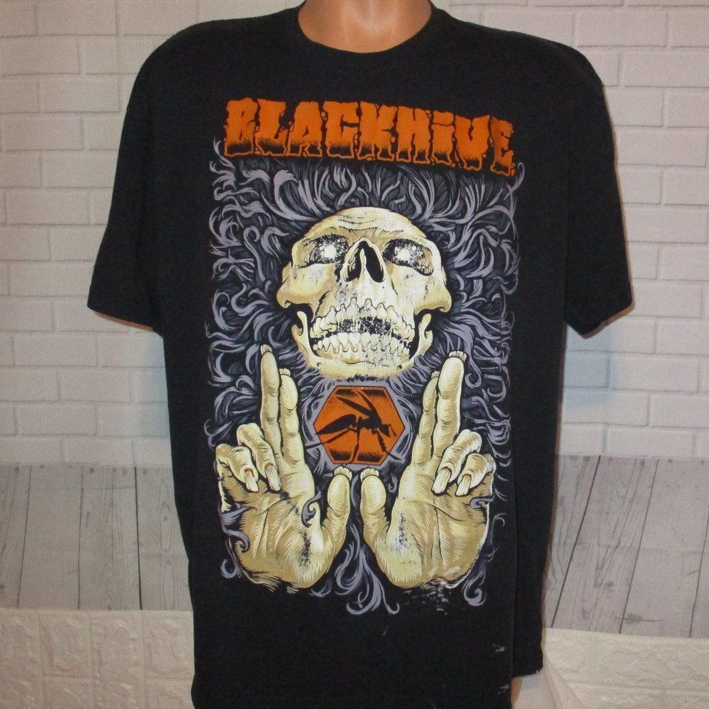 BLACKHIVE ROCK BAND T Shirt 2X Black